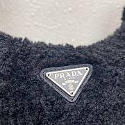 Prada Re-Edition 2000 Nylon Mini Black Sheepskin - 4