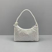 Prada  Re-Edition 2000 Nylon Mini White Bag - 4