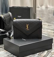 YSL Gaby Satchel Quilted Lambskin in Black - 1