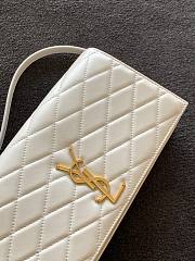 YSL Kate Supple 99 Quilted Lambskin in White - 3