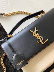 YSL Medium Sunset Satchel Smooth Leather  - 3