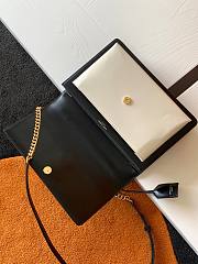 YSL Medium Sunset Satchel Smooth Leather  - 2