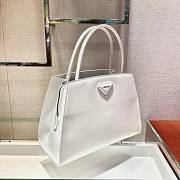 Prada Sidoni Tote Bag White 1BA238 - 3