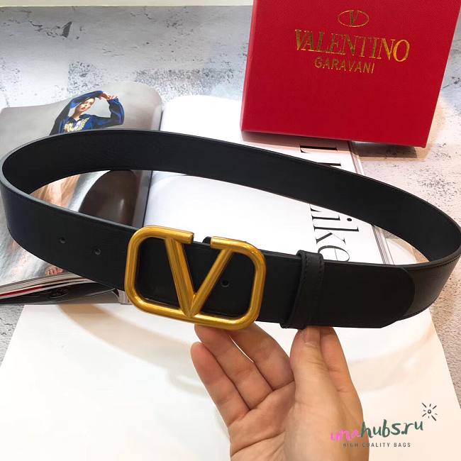 Valentino belt 4cm - gold hardware - 1