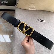 Valentino belt 4cm - gold hardware - 3