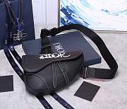 Dior men saddle black crossbag  - 3