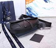 Dior men saddle black crossbag  - 6