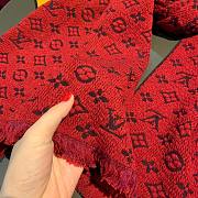 Louis Vuitton scarf red  - 4