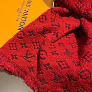 Louis Vuitton scarf red  - 2