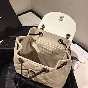 Chanel Grained Calfskin Black - White Backpack AS1371 - 3