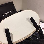 Chanel Grained Calfskin Black - White Backpack AS1371 - 6