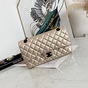 Chanel classic golden calfskin leather flap bag  - 1