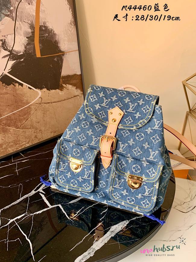 Louis Vuitton Monogram Denim Backpack - 1