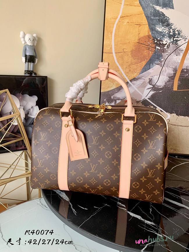 Louis Vuitton Carryall Monogram Coated Canvas M40074  - 1