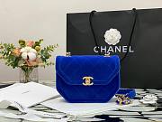 Chanel velvet flap bag 99109  - 1