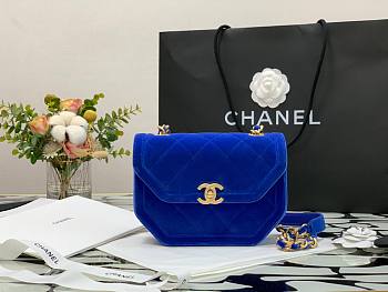Chanel velvet flap bag 99109 