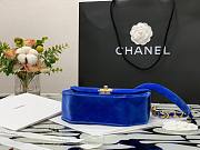 Chanel velvet flap bag 99109  - 4