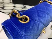 Chanel velvet flap bag 99109  - 6