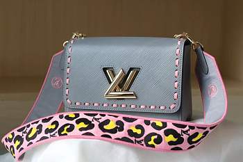 Louis Vuitton TWIST MM Gray 