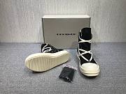 Rick Owens DRKSHDW Canvas High Top Leather 002 - 5