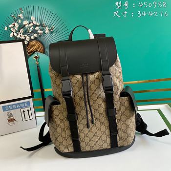Gucci monogram backpack