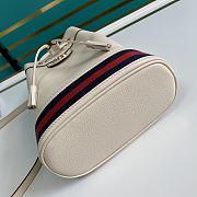 GUCCI GG Small Ophidia Bucket Bag White - 6