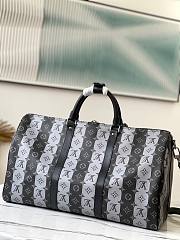 Louis Vuitton Keepall Bandoulière Black 50 - 2