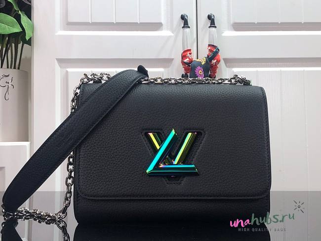 Louis Vuitton Twist MM Black M58526 - 1