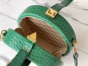 LV Petite Boite Chapeau Crocodile Green leather M43514  - 4