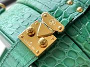 LV Petite Boite Chapeau Crocodile Green leather M43514  - 2