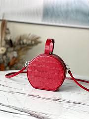 LV Petite Boite Chapeau Crocodile Red leather M43514 - 2