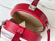 LV Petite Boite Chapeau Crocodile Red leather M43514 - 3