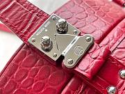 LV Petite Boite Chapeau Crocodile Red leather M43514 - 4