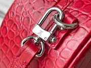 LV Petite Boite Chapeau Crocodile Red leather M43514 - 5