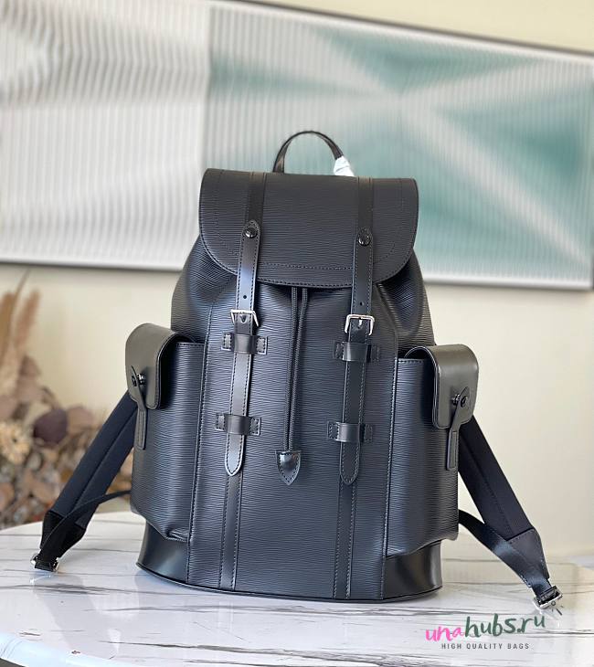 Louis Vuitton Christopher Backpack Black M51459 - 1