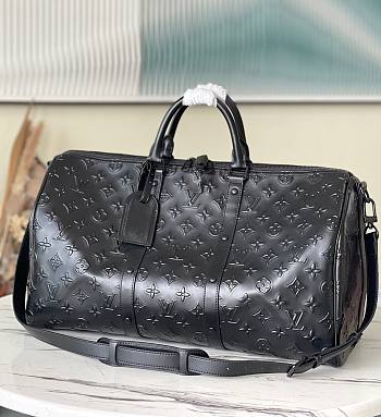 LV Keepall Bandoulière 50 Other Leathers Black M57963