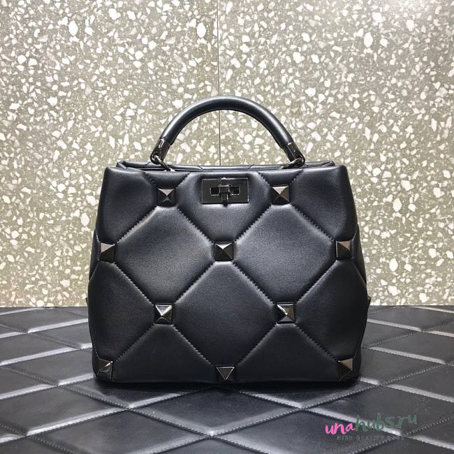 Valentino Garavani Stud handle black bag - 1