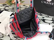 Chanel Printed Fabric Foldable Pink Shopping Bag - 2