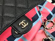 Chanel Printed Fabric Foldable Pink Shopping Bag - 5