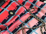 Chanel Printed Fabric Foldable Pink Shopping Bag - 6