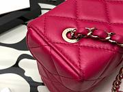 Chanel Lambskin Small Dinner Pink Bag AS2877 - 4