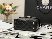 Chanel Lambskin Small Dinner Black Bag AS2877 - 2