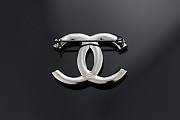 Chanel silver brooch - 2