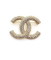 Chanel gold brooch - 1