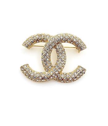 Chanel gold brooch