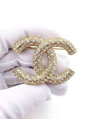 Chanel gold brooch - 3