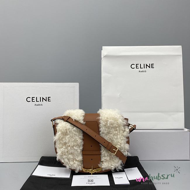 Celine sheep skin shoulder bag  - 1