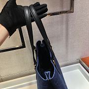 PRADA denim leather Tote Bag 1BG356  - 5