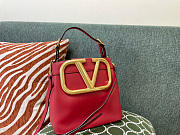 Valentino V logo bucket red 20cm - 1