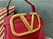 Valentino V logo bucket red 20cm - 3